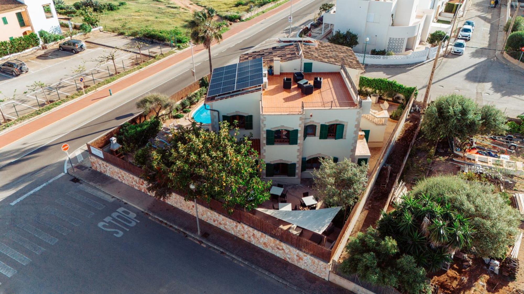 Mallorca Finca Haus Mit Pool Direkt Am Meer Es Trenc, Bootstour Moeglich *