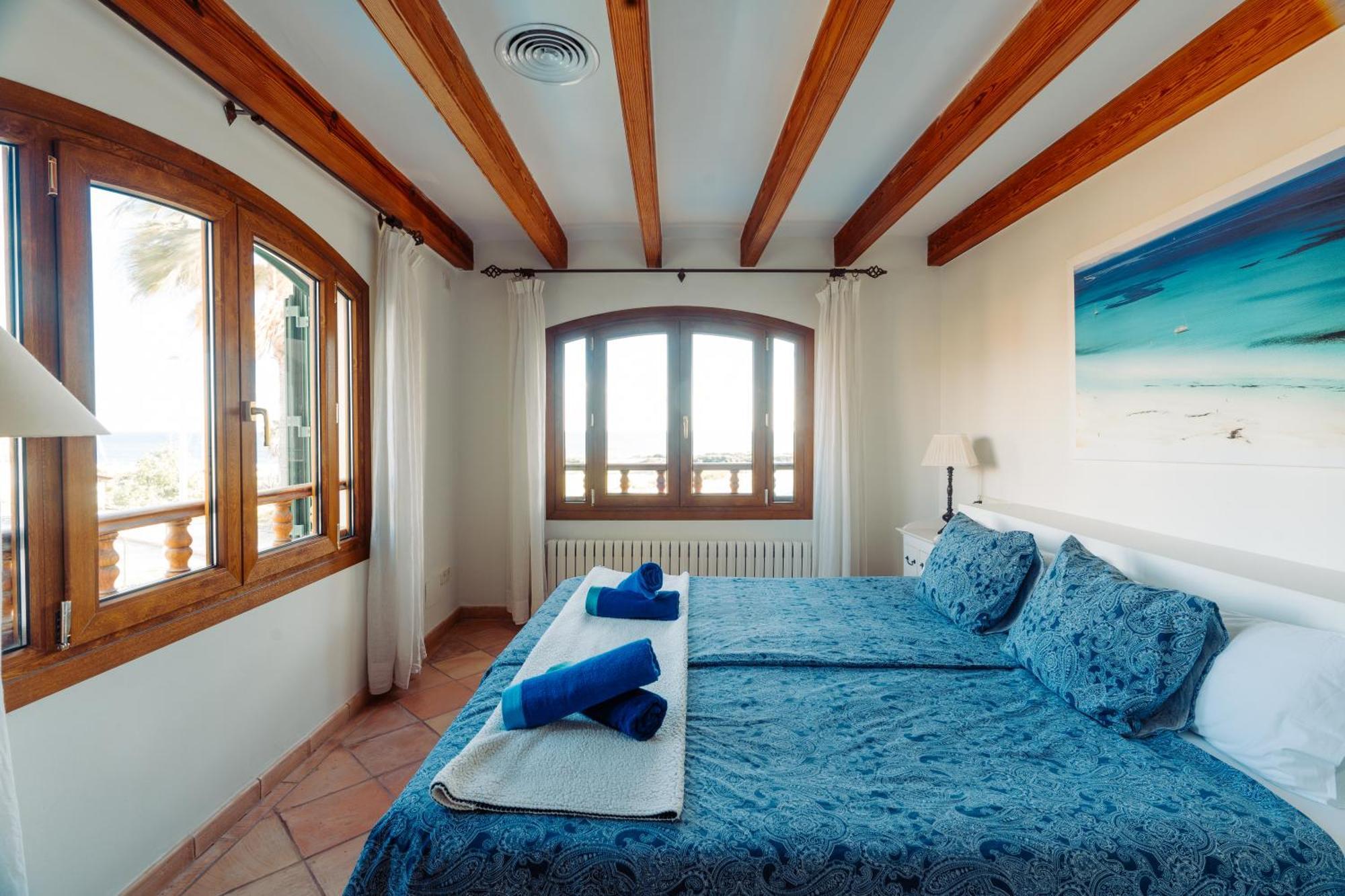 Mallorca Finca Haus Mit Pool Direkt Am Meer Es Trenc, Bootstour Moeglich Appartement *